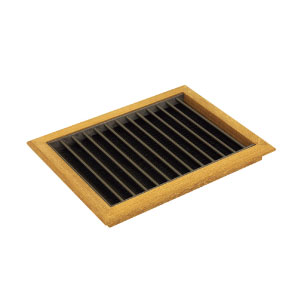 チーク調吸い込みグリル 11″×8″