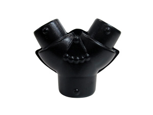 ダクトY分岐 IN:4″ OUT3″&3″